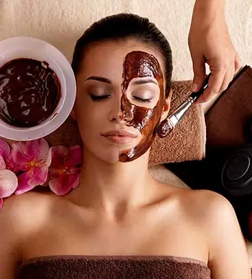 tratamiento facial regenerativo con chocolate